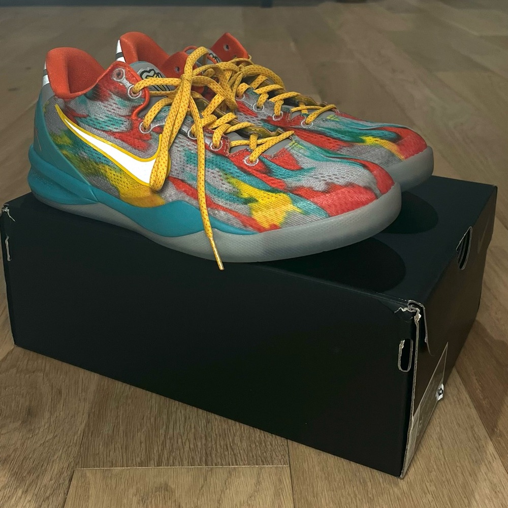 Nike Kobe 8 GS 'Venice Beach' Basketball Shoes 6.5Y Womens 8